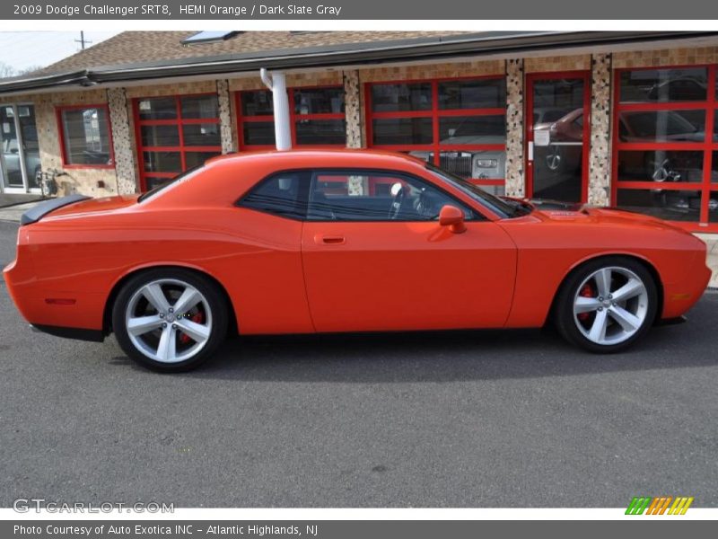 HEMI Orange / Dark Slate Gray 2009 Dodge Challenger SRT8