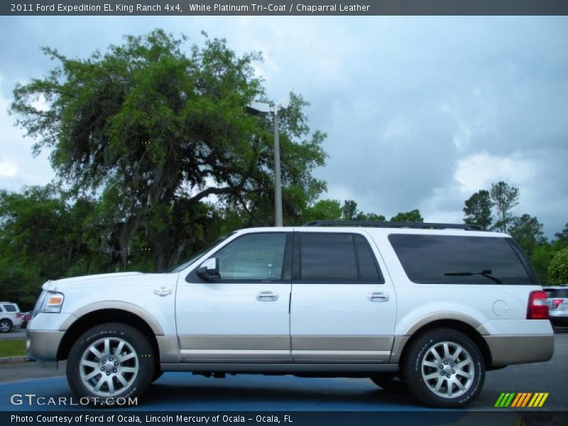  2011 Expedition EL King Ranch 4x4 White Platinum Tri-Coat