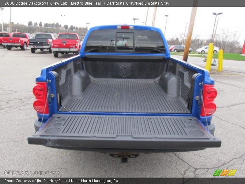 Electric Blue Pearl / Dark Slate Gray/Medium Slate Gray 2008 Dodge Dakota SXT Crew Cab
