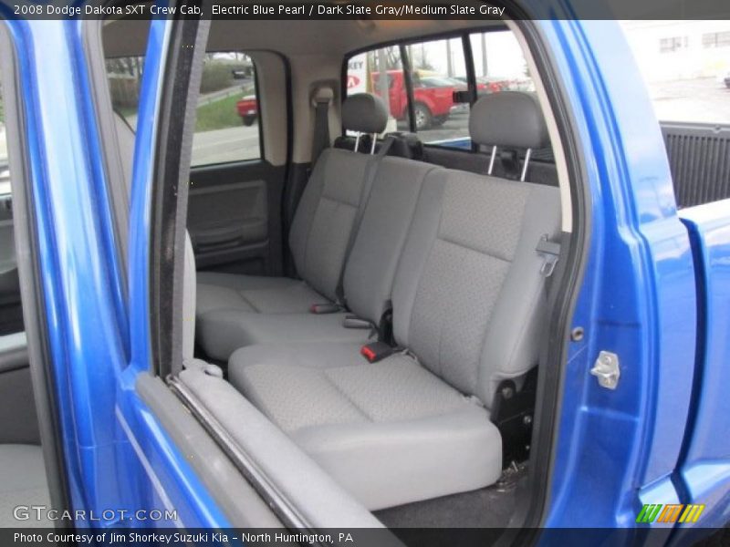 Electric Blue Pearl / Dark Slate Gray/Medium Slate Gray 2008 Dodge Dakota SXT Crew Cab