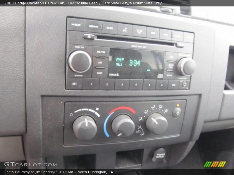 Electric Blue Pearl / Dark Slate Gray/Medium Slate Gray 2008 Dodge Dakota SXT Crew Cab