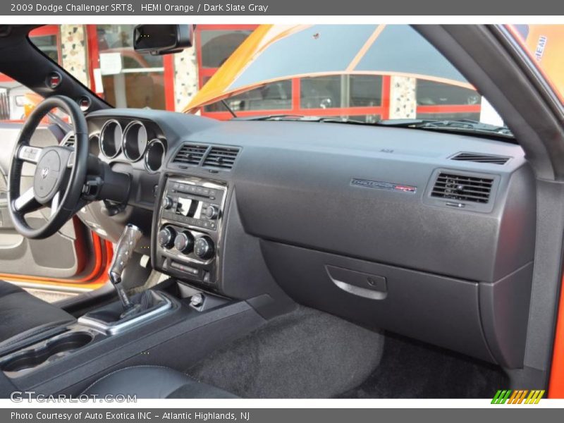 HEMI Orange / Dark Slate Gray 2009 Dodge Challenger SRT8