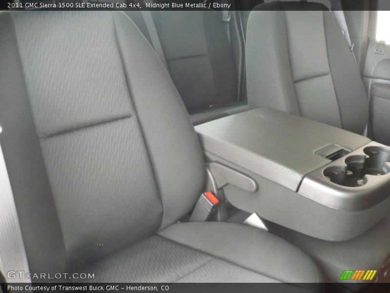 Midnight Blue Metallic / Ebony 2011 GMC Sierra 1500 SLE Extended Cab 4x4