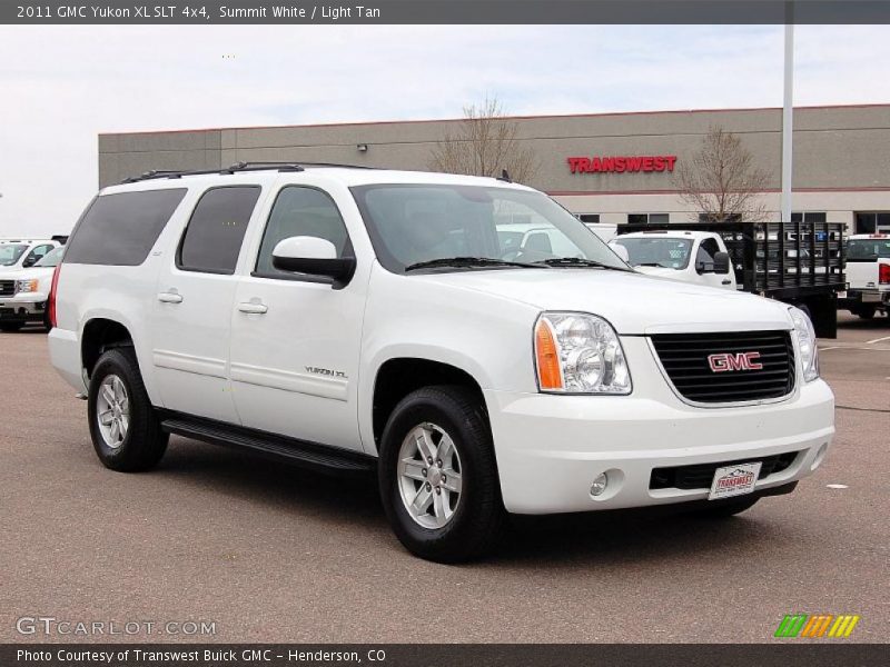 Summit White / Light Tan 2011 GMC Yukon XL SLT 4x4