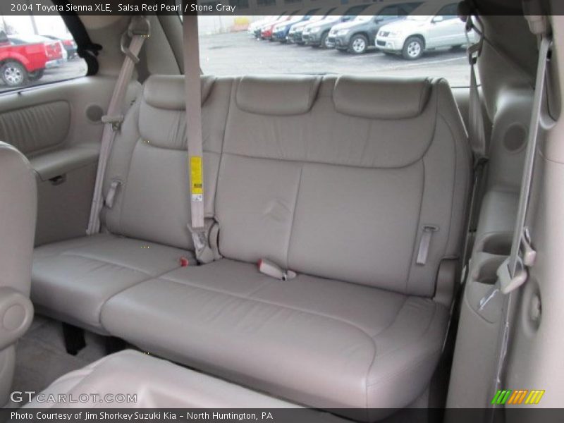 Salsa Red Pearl / Stone Gray 2004 Toyota Sienna XLE