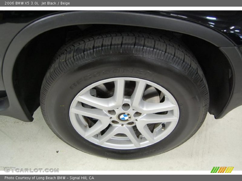 Jet Black / Beige 2006 BMW X5 3.0i