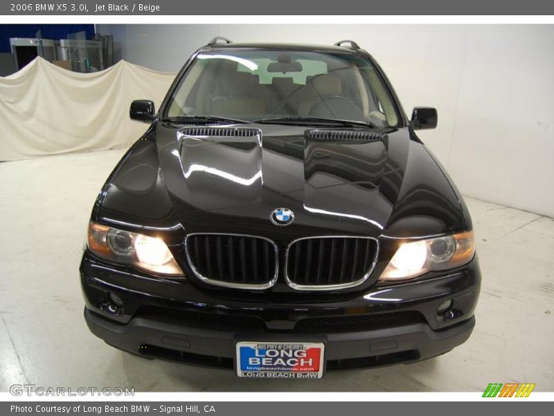 Jet Black / Beige 2006 BMW X5 3.0i