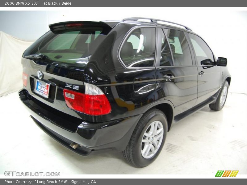 Jet Black / Beige 2006 BMW X5 3.0i
