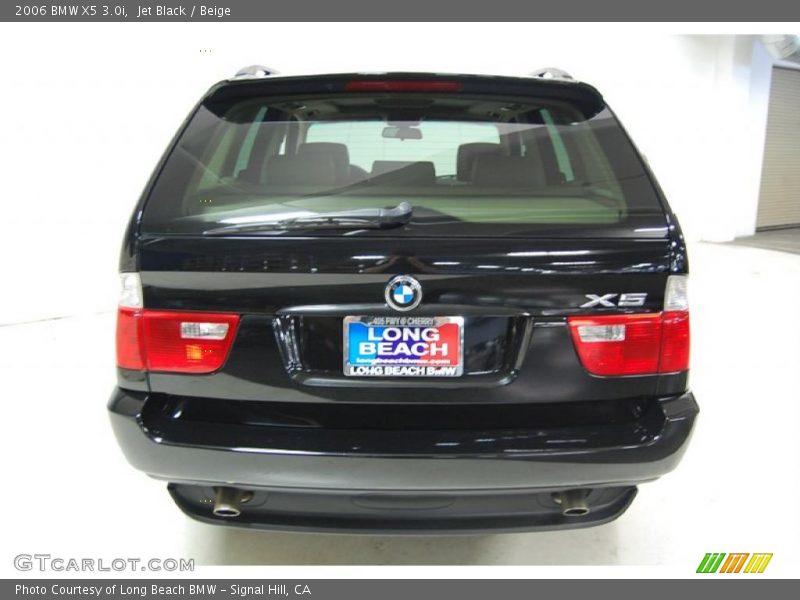 Jet Black / Beige 2006 BMW X5 3.0i