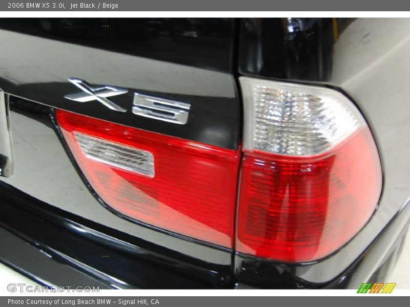 Jet Black / Beige 2006 BMW X5 3.0i