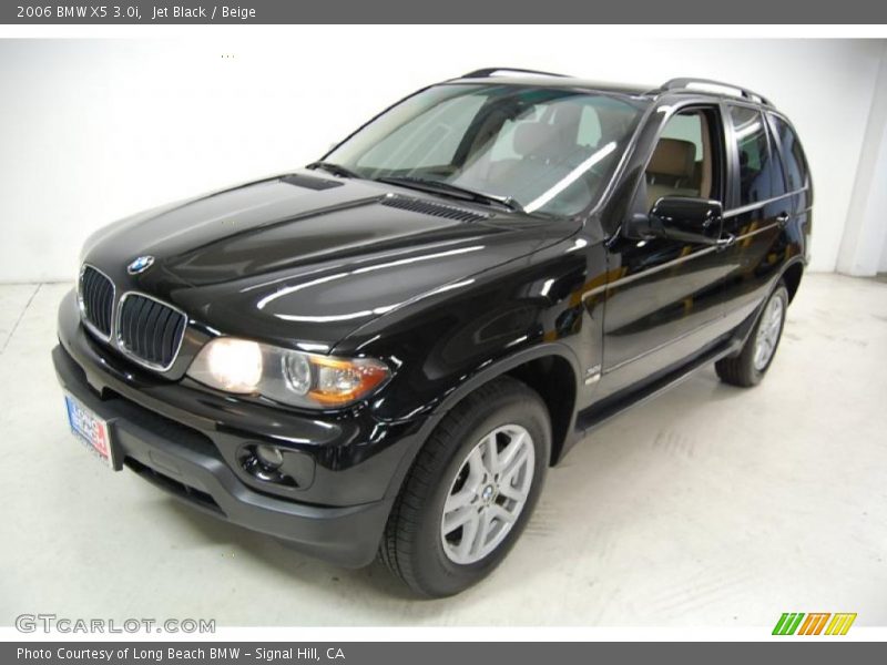 Jet Black / Beige 2006 BMW X5 3.0i