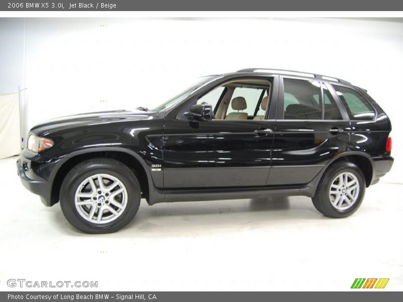 Jet Black / Beige 2006 BMW X5 3.0i