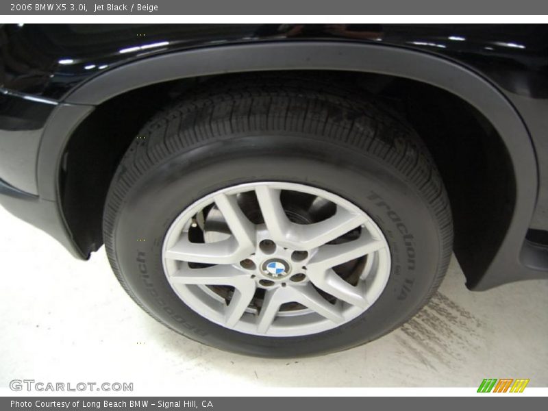 Jet Black / Beige 2006 BMW X5 3.0i