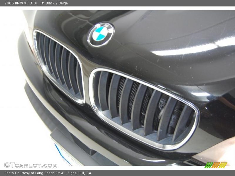 Jet Black / Beige 2006 BMW X5 3.0i