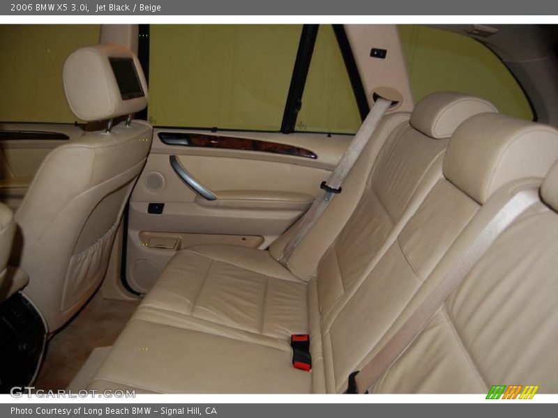 Jet Black / Beige 2006 BMW X5 3.0i