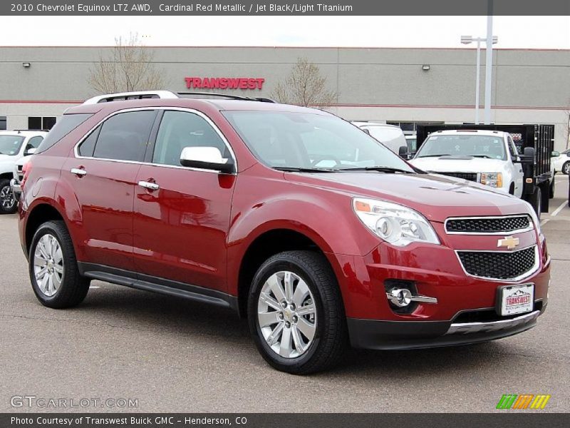 Cardinal Red Metallic / Jet Black/Light Titanium 2010 Chevrolet Equinox LTZ AWD