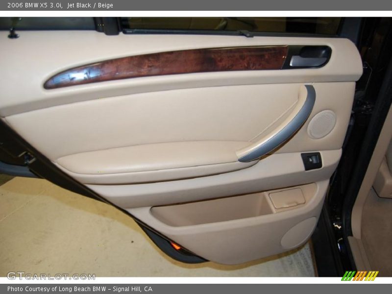 Jet Black / Beige 2006 BMW X5 3.0i