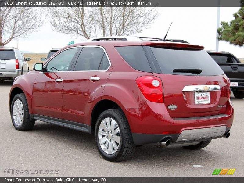 Cardinal Red Metallic / Jet Black/Light Titanium 2010 Chevrolet Equinox LTZ AWD
