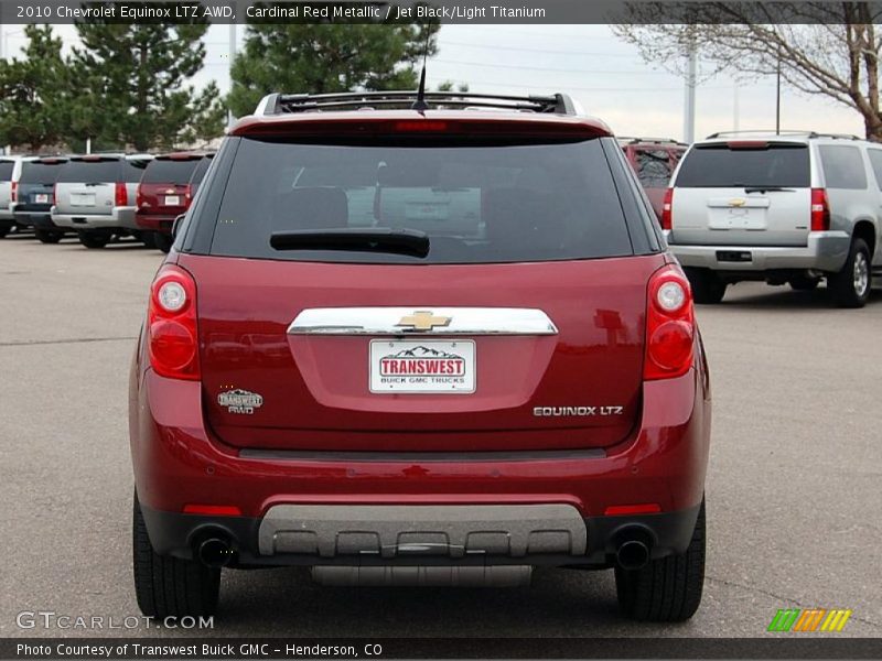 Cardinal Red Metallic / Jet Black/Light Titanium 2010 Chevrolet Equinox LTZ AWD