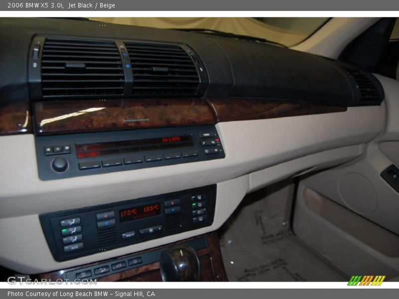 Jet Black / Beige 2006 BMW X5 3.0i