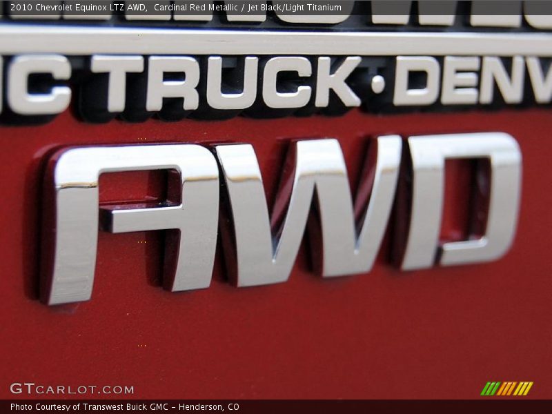 Cardinal Red Metallic / Jet Black/Light Titanium 2010 Chevrolet Equinox LTZ AWD