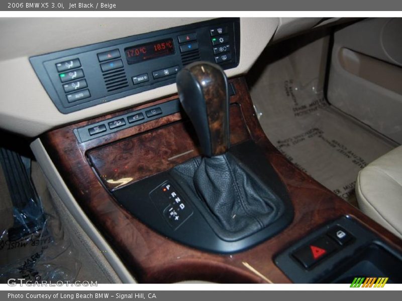 Jet Black / Beige 2006 BMW X5 3.0i