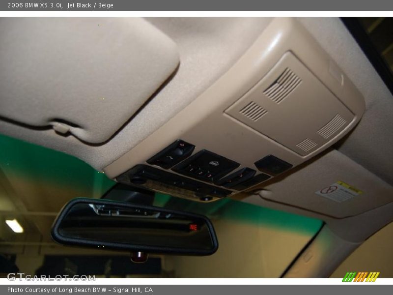 Jet Black / Beige 2006 BMW X5 3.0i