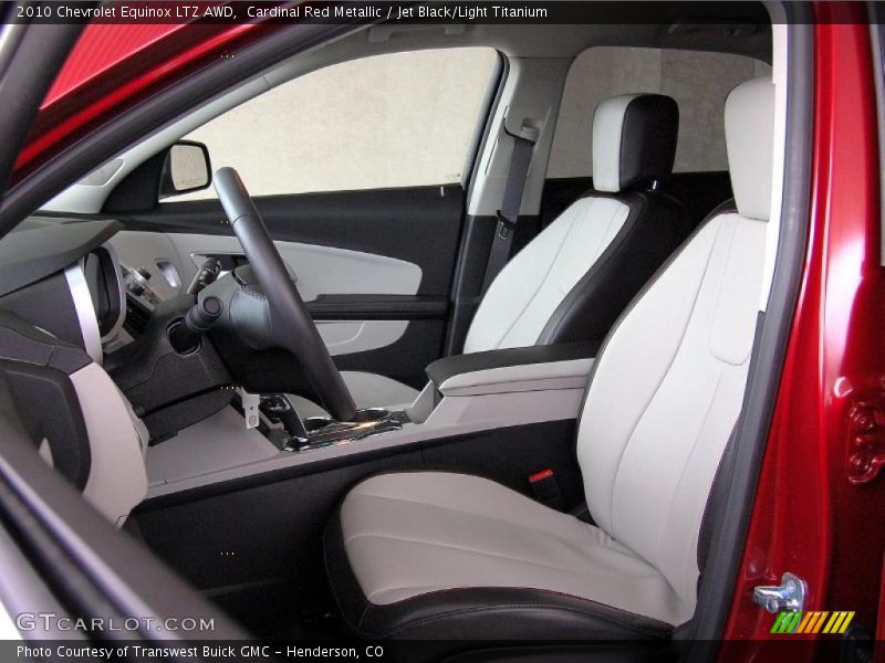  2010 Equinox LTZ AWD Jet Black/Light Titanium Interior