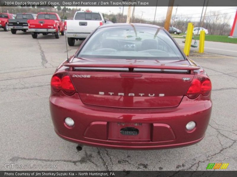 Deep Red Pearlcoat / Dark Taupe/Medium Taupe 2004 Dodge Stratus SXT Coupe
