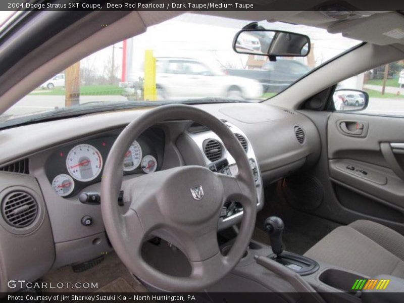 Deep Red Pearlcoat / Dark Taupe/Medium Taupe 2004 Dodge Stratus SXT Coupe