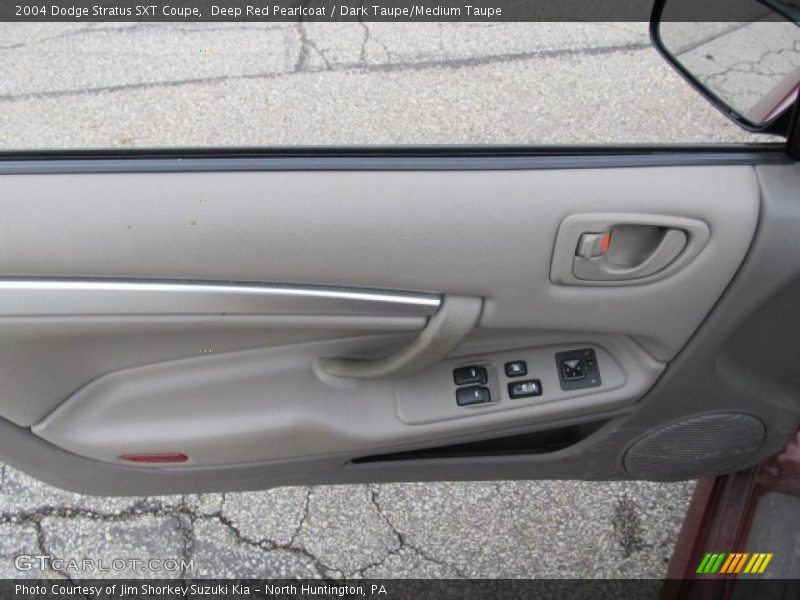 Deep Red Pearlcoat / Dark Taupe/Medium Taupe 2004 Dodge Stratus SXT Coupe