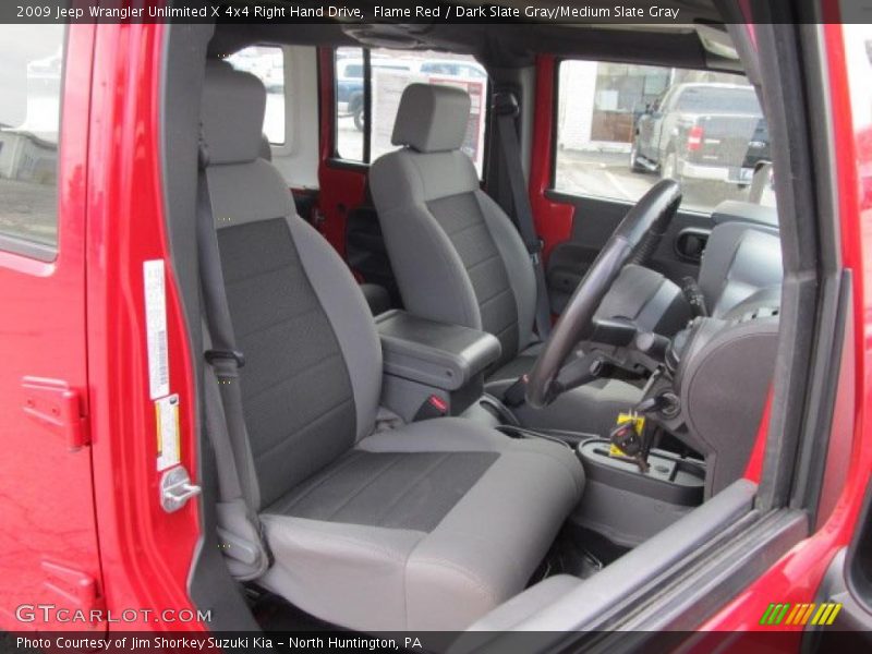  2009 Wrangler Unlimited X 4x4 Right Hand Drive Dark Slate Gray/Medium Slate Gray Interior