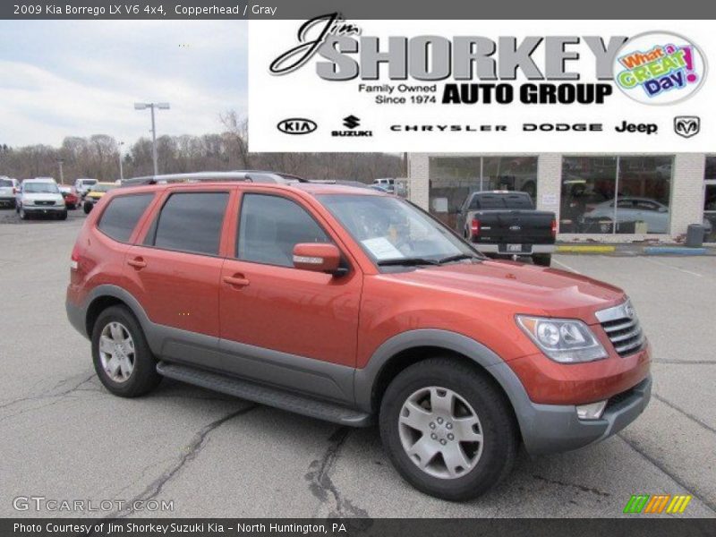 Copperhead / Gray 2009 Kia Borrego LX V6 4x4