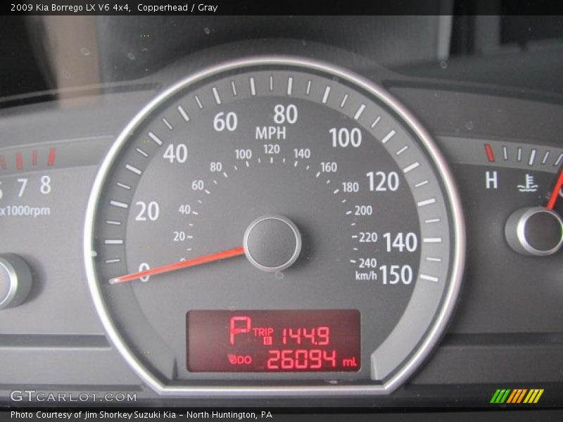 Copperhead / Gray 2009 Kia Borrego LX V6 4x4