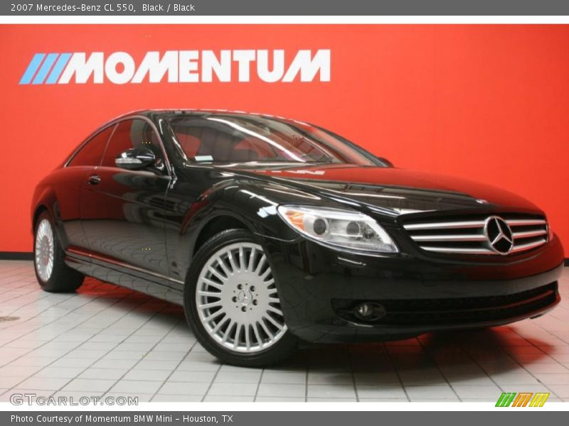 Black / Black 2007 Mercedes-Benz CL 550