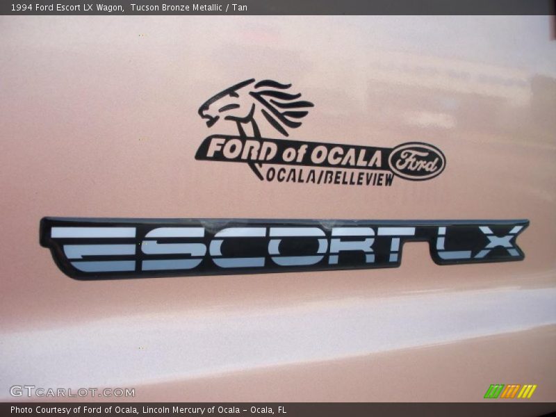 Tucson Bronze Metallic / Tan 1994 Ford Escort LX Wagon