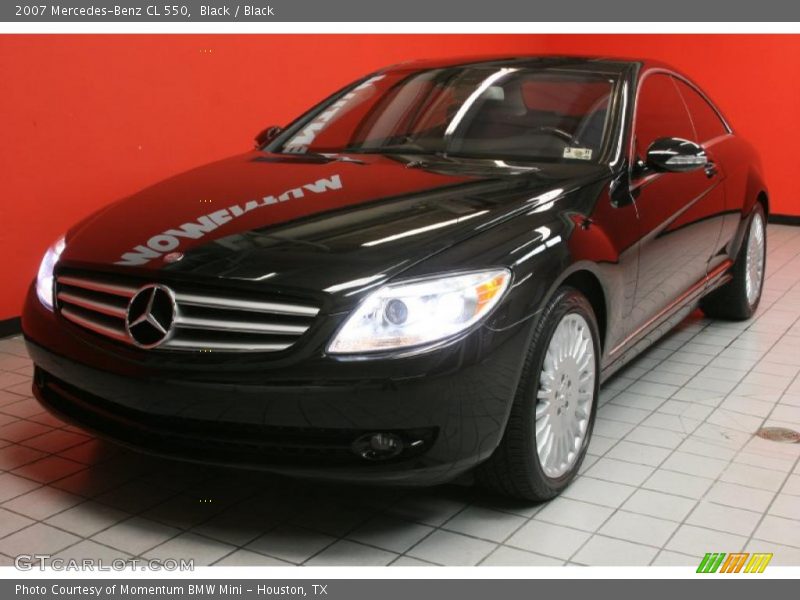 Black / Black 2007 Mercedes-Benz CL 550