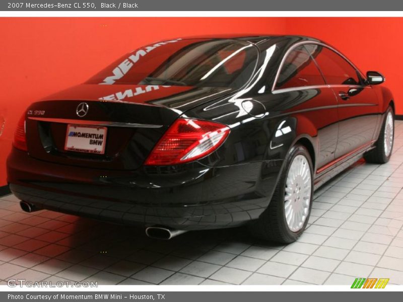 Black / Black 2007 Mercedes-Benz CL 550
