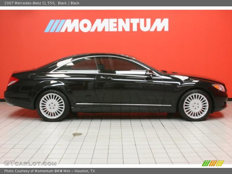 Black / Black 2007 Mercedes-Benz CL 550