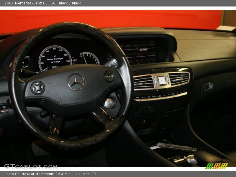 Black / Black 2007 Mercedes-Benz CL 550