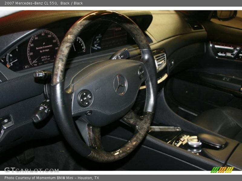 Black / Black 2007 Mercedes-Benz CL 550