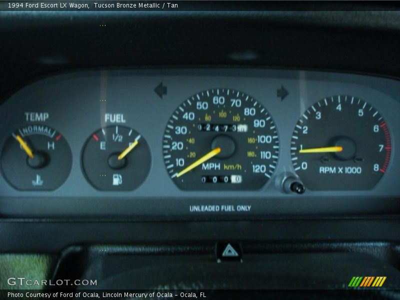  1994 Escort LX Wagon LX Wagon Gauges