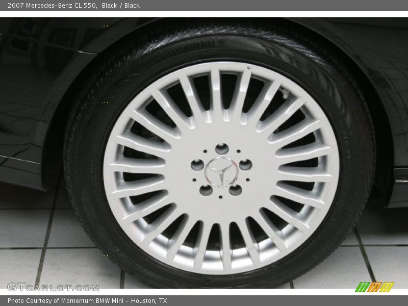 Black / Black 2007 Mercedes-Benz CL 550