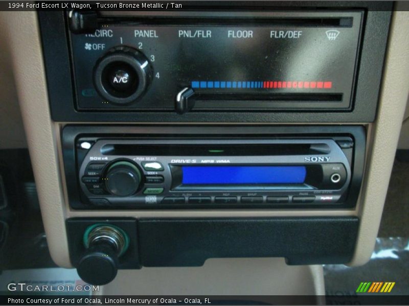 Controls of 1994 Escort LX Wagon
