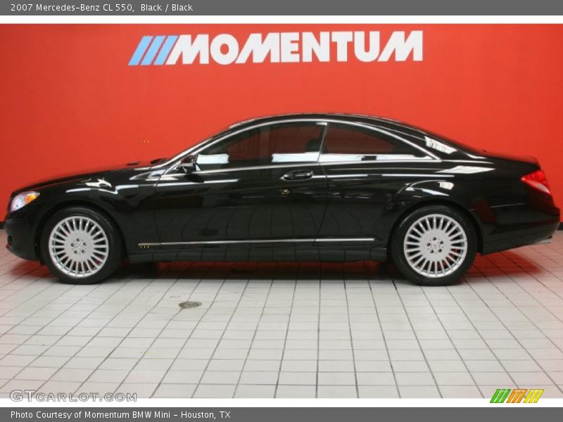 Black / Black 2007 Mercedes-Benz CL 550