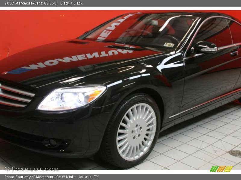 Black / Black 2007 Mercedes-Benz CL 550