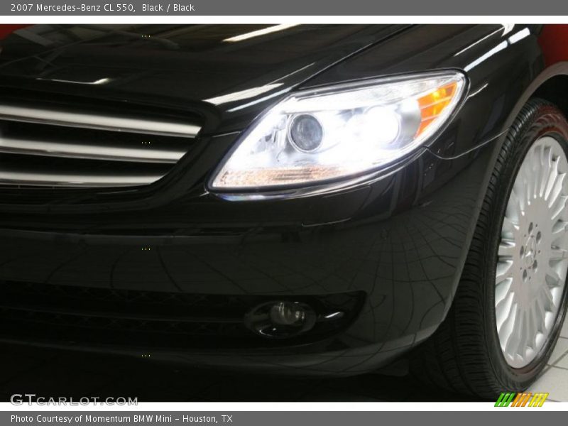 Black / Black 2007 Mercedes-Benz CL 550