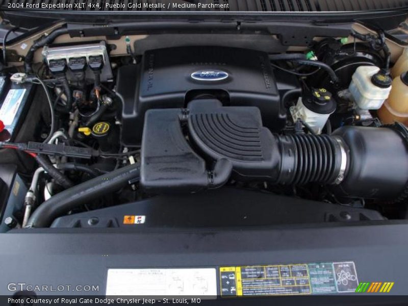 Pueblo Gold Metallic / Medium Parchment 2004 Ford Expedition XLT 4x4