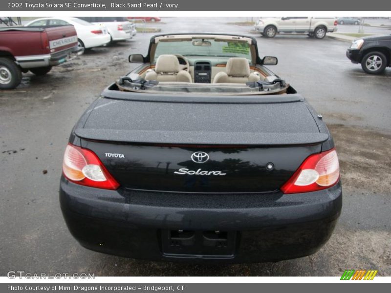 Black Sand Pearl / Ivory 2002 Toyota Solara SE Convertible