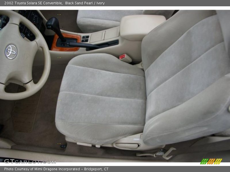 Black Sand Pearl / Ivory 2002 Toyota Solara SE Convertible